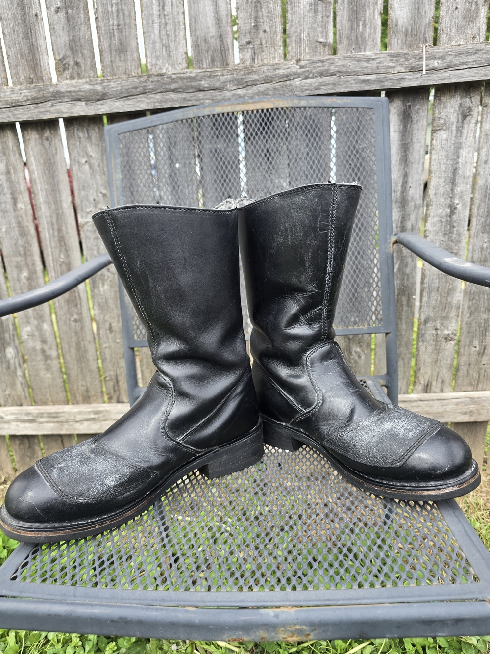 Harley-Davidson Black Leather Engineer/Biker Boots - Picture 5 of 9